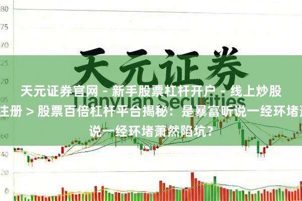 天元证券官网 - 新手股票杠杆开户 - 线上炒股配资如何注册 > 股票百倍杠杆平台揭秘：是暴富听说一经环堵萧然陷坑？